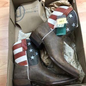 Brand New Stars & Stripes Cowboy Boots Size 8